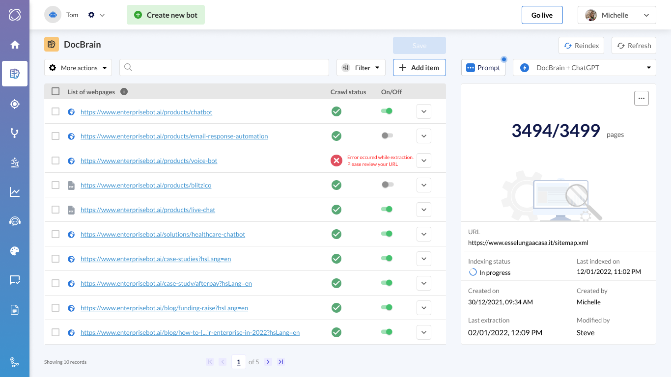 Chatbots powered with ChatGPT | Enterprise Bot