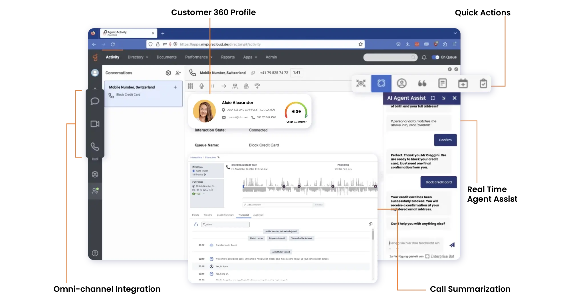 Sistema de asistencia vocal instantánea Image